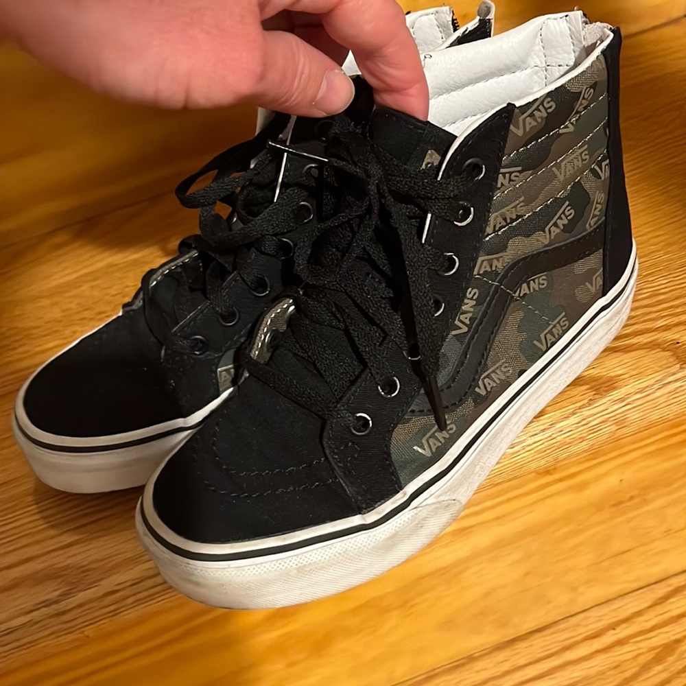 Cool camouflage Vans for kids